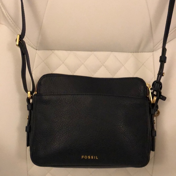 Fossil Midnight Navy Piper Gem Toaster Crossbody - Picture 3 of 6